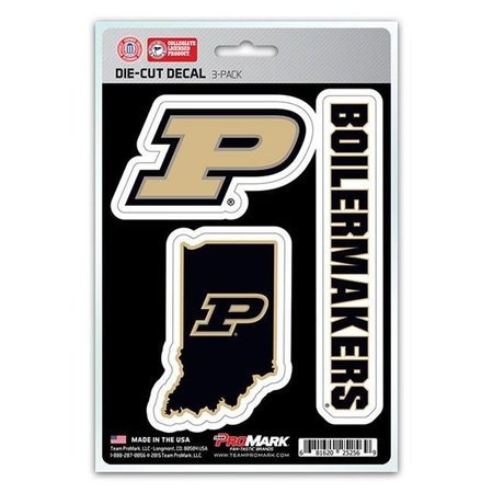 PROMARK Pro Mark DST3U056 Purdue Decal - Pack of 3 DST3U056